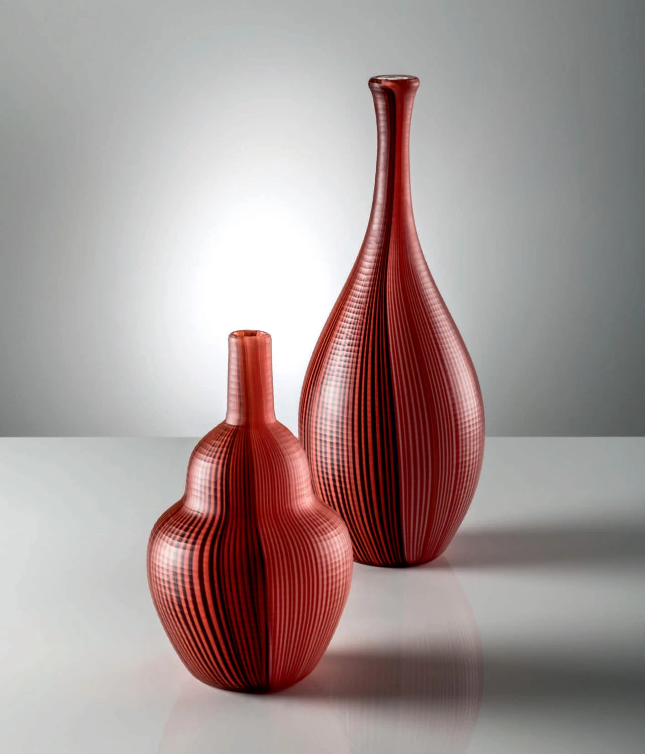 Venini Tessuti Battuti Vases - Image 2