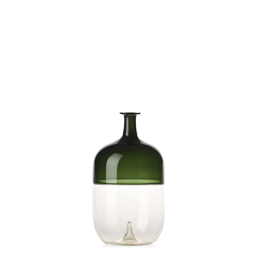 Venini Bolle Straw Yellow And Apple Green