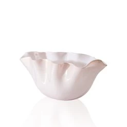 Venini Venere Fazzoletto Cipria Pink With Gold Leaf