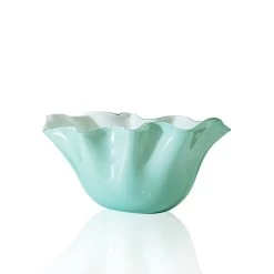 Venini Venere Fazzoletto Rio Green/Cipria Pink