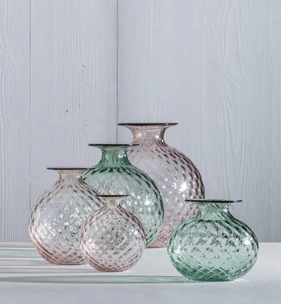 Venini Monofiore Balloton Vases Rio Green - Image 2
