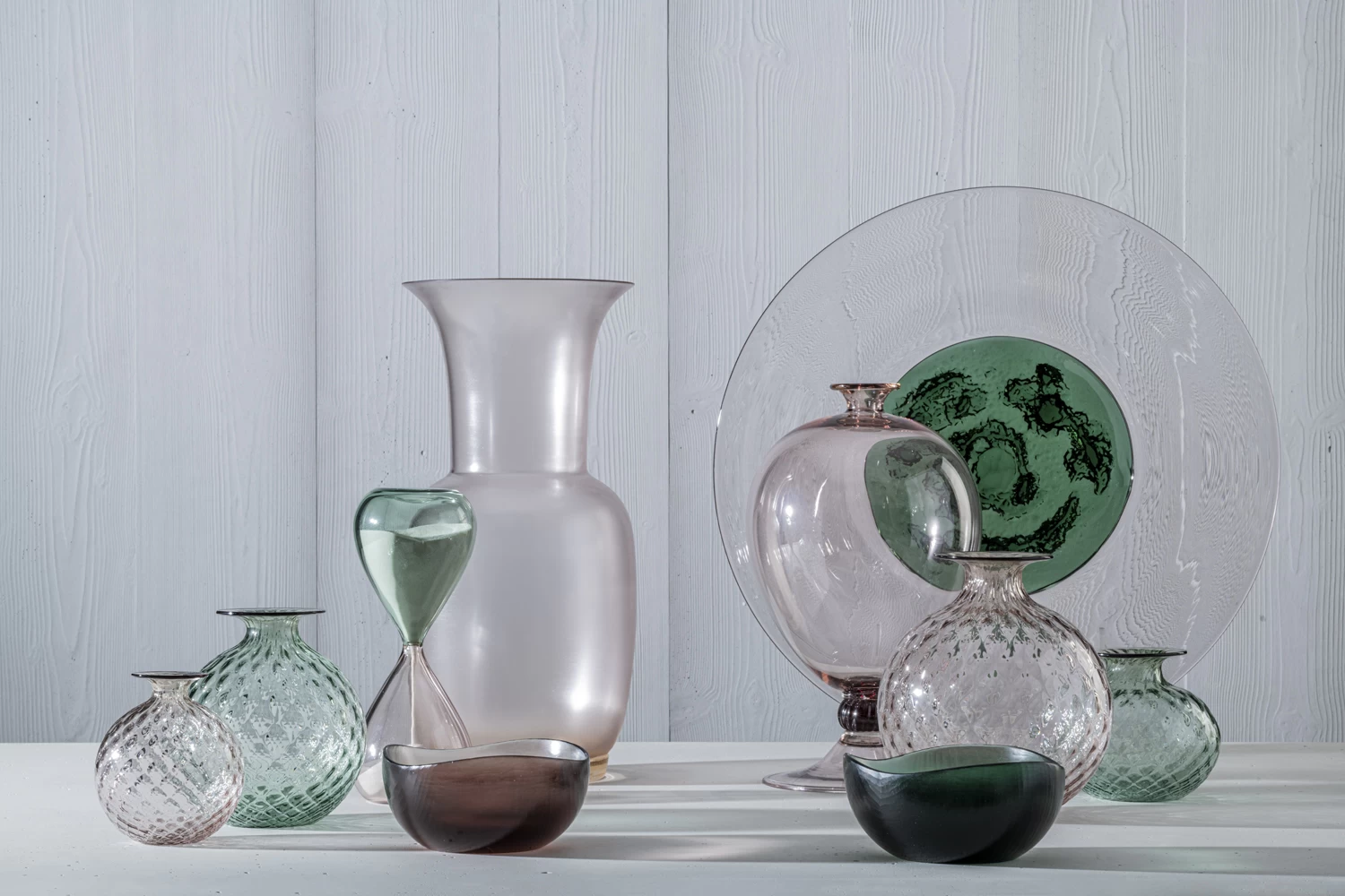 Venini Battuti Vases Rio Green - Image 5