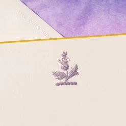 The Printery Thistle Boxed Note Cards