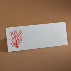 The Printery Coral Place Cards