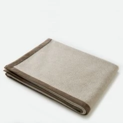 Masserano Biella Suede Or Leather Bordered Throws