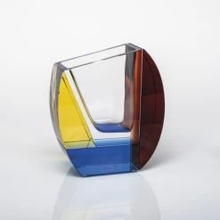 Moser Mondrian Multicolor Vases